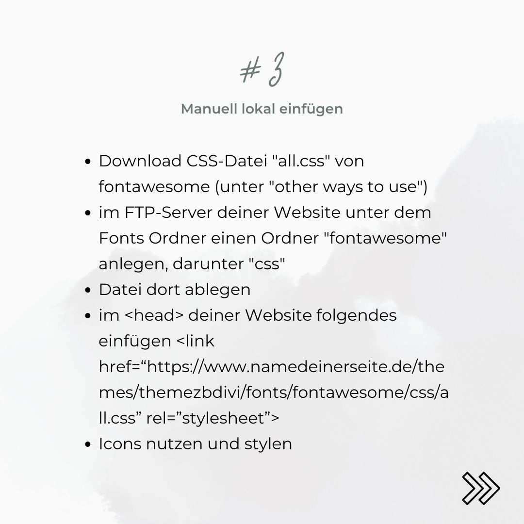 Icons einfügen Divi WordPress Icons einfügen Divi WordPress