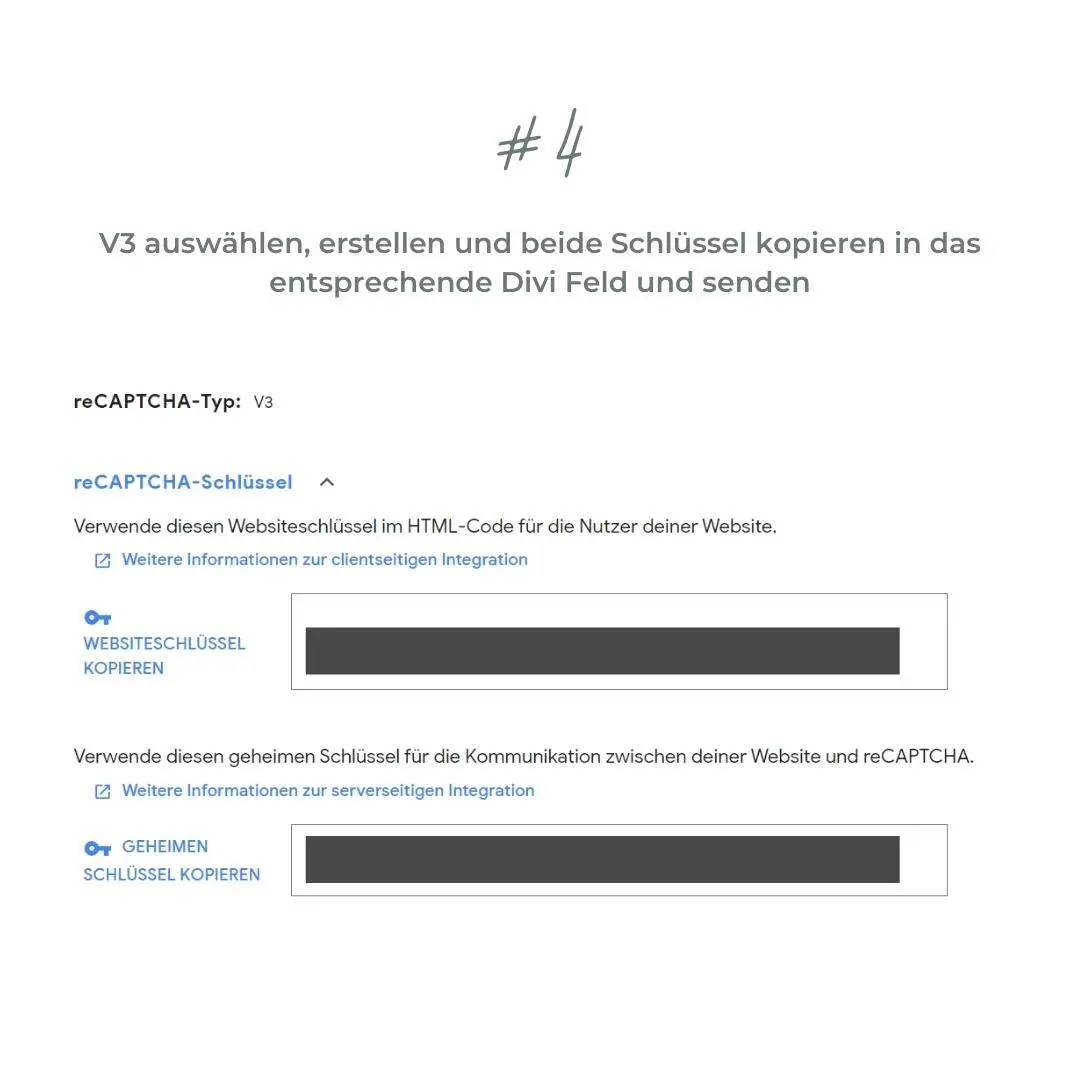 Recaptcha Kontaktformular Divi WordPress