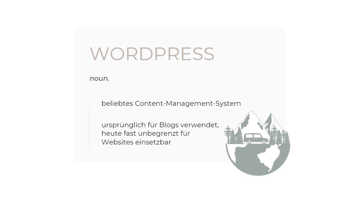 Wordpress Erklärung Wörterbuch