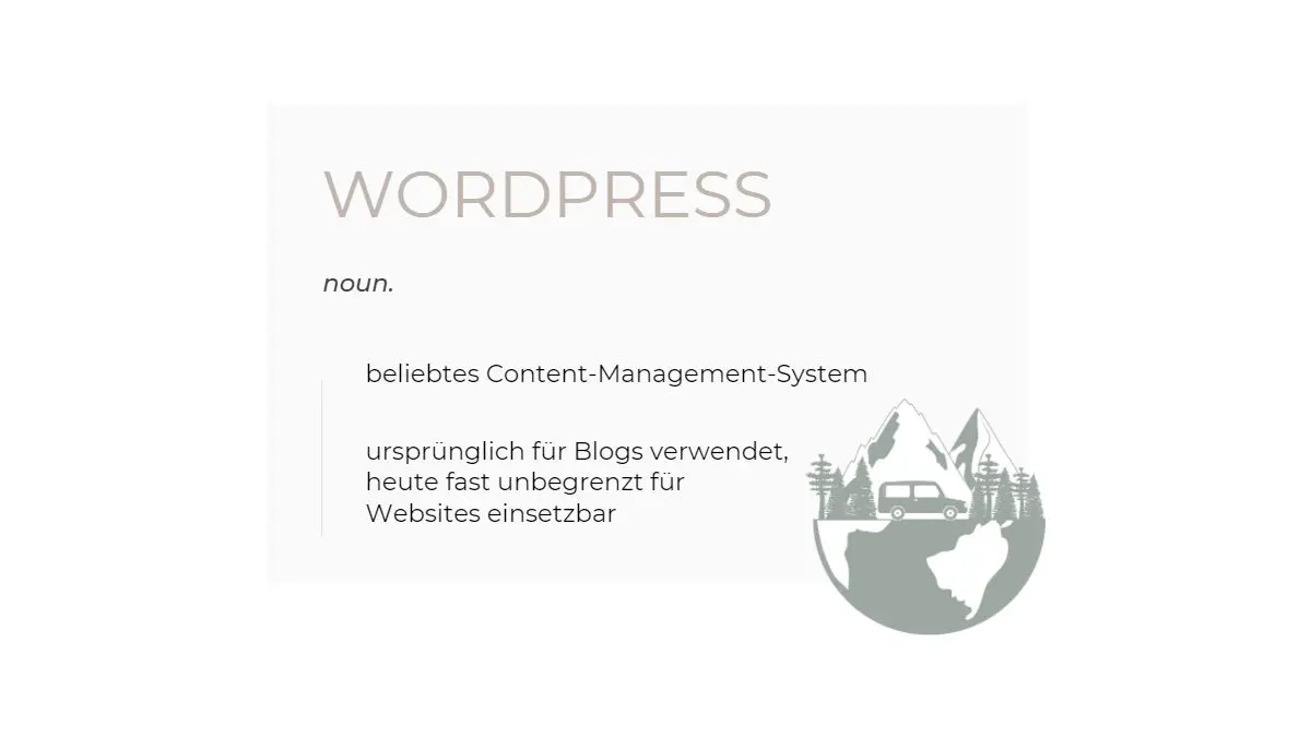 Wordpress Erklärung Wörterbuch