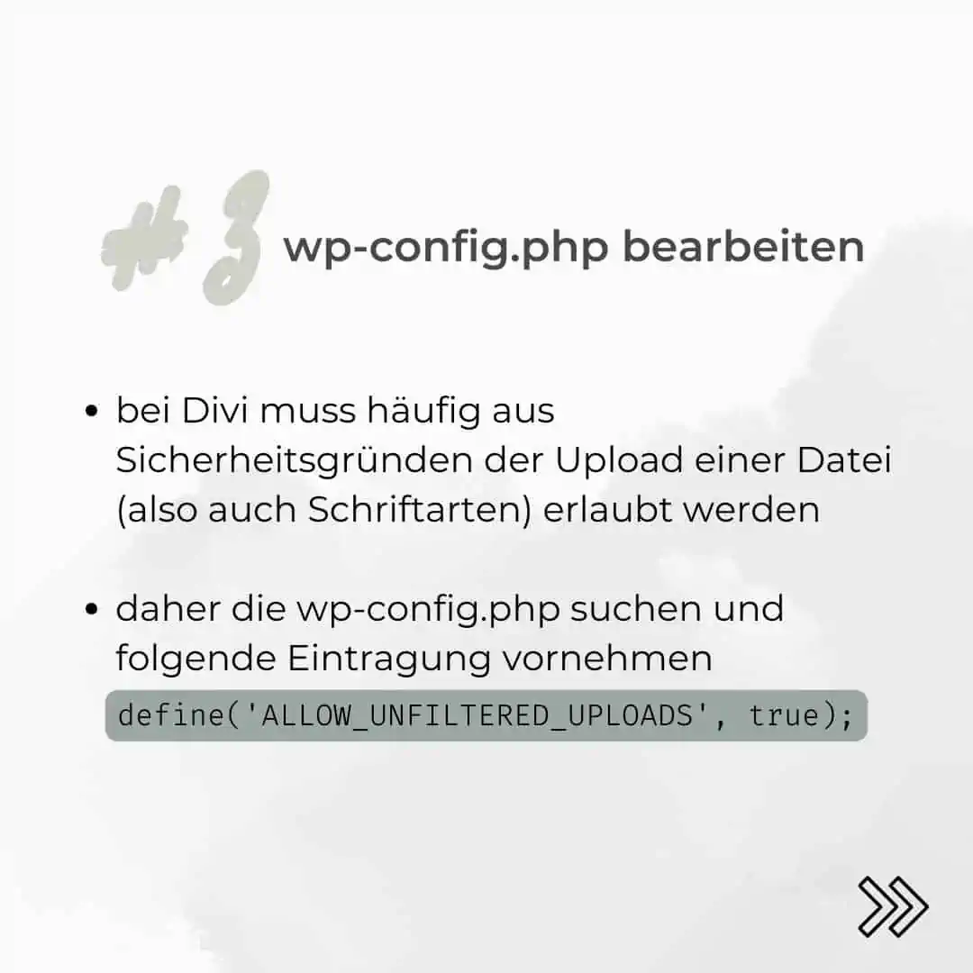 wp-config bearbeiten