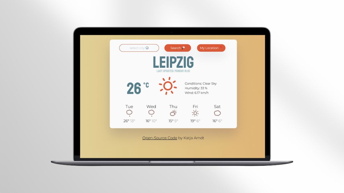 Wordpress Beitragsbild Wetter App Coding