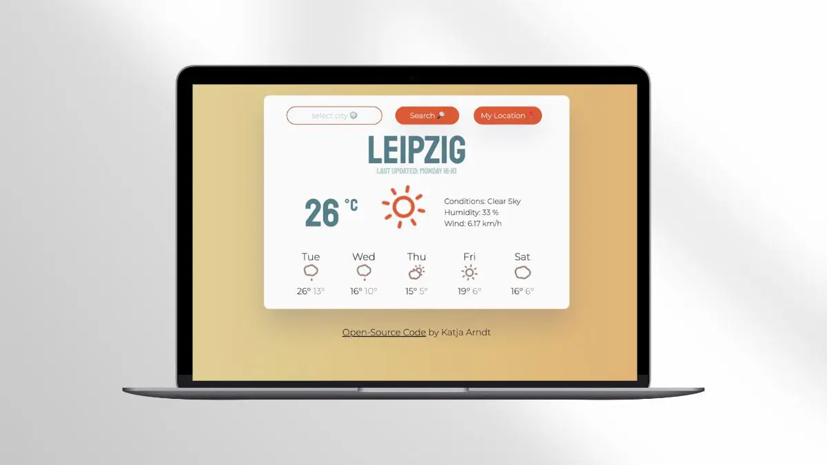 Wordpress Beitragsbild Wetter App Coding