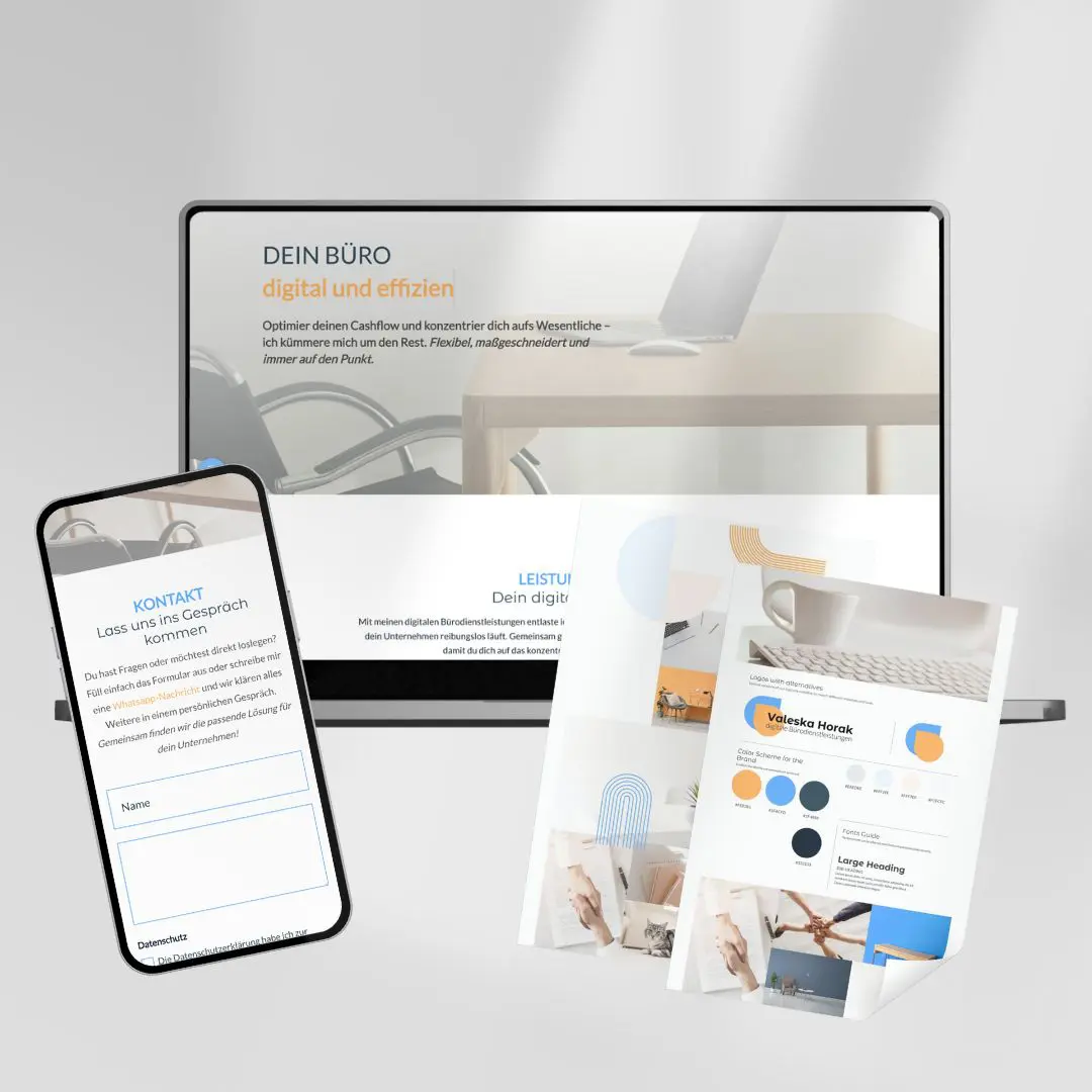 Projekt Onepager Valeska Horak