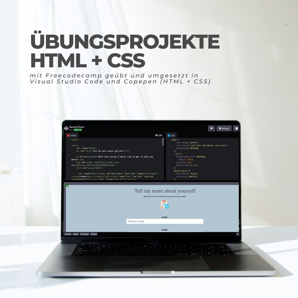 HTML und CSS Übungsprojekte