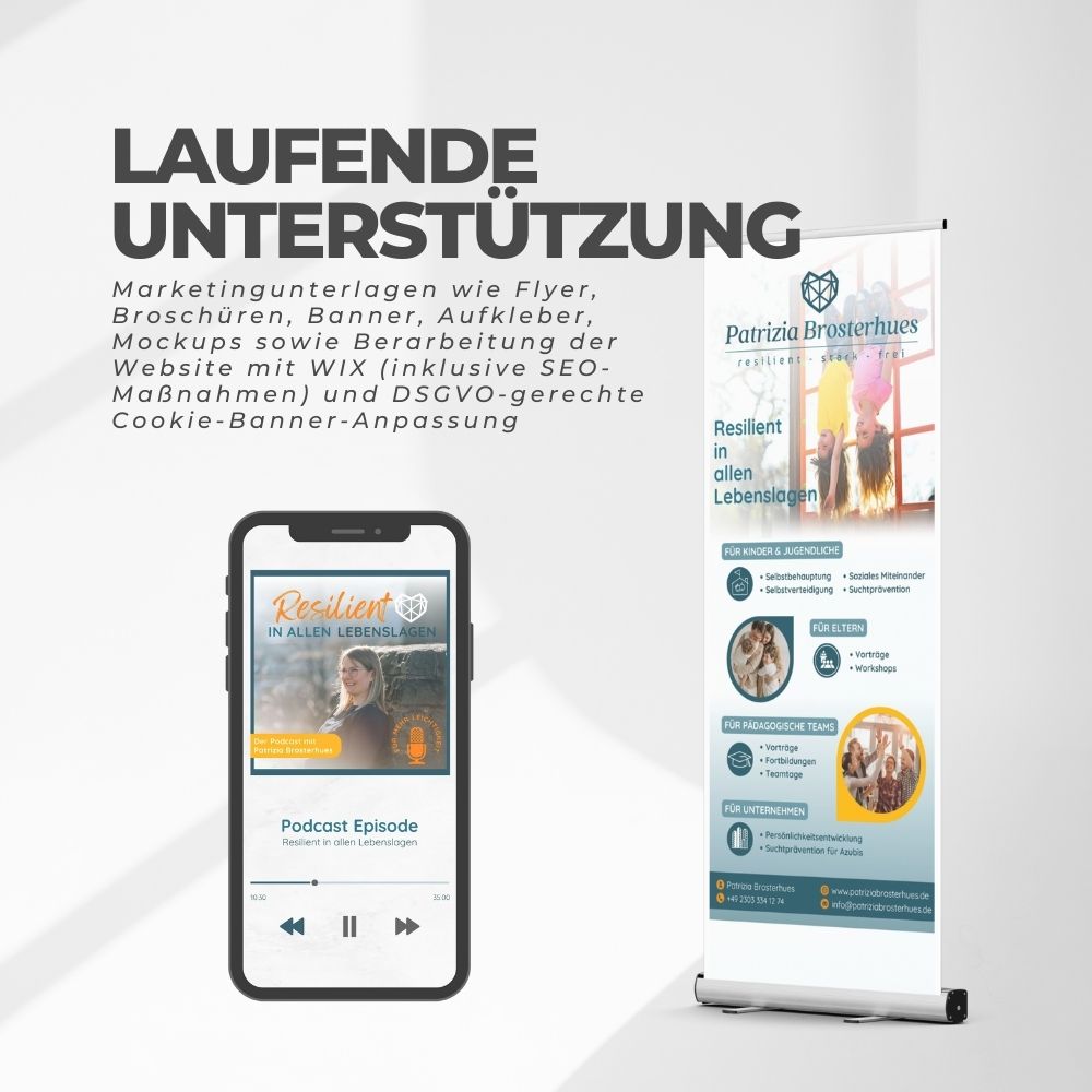 Mockup Patrizia Unterstützung Virtuelle Assistentin