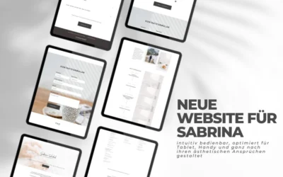 Projekt: Neue Website mit Elementor für Sabrina Schodnik