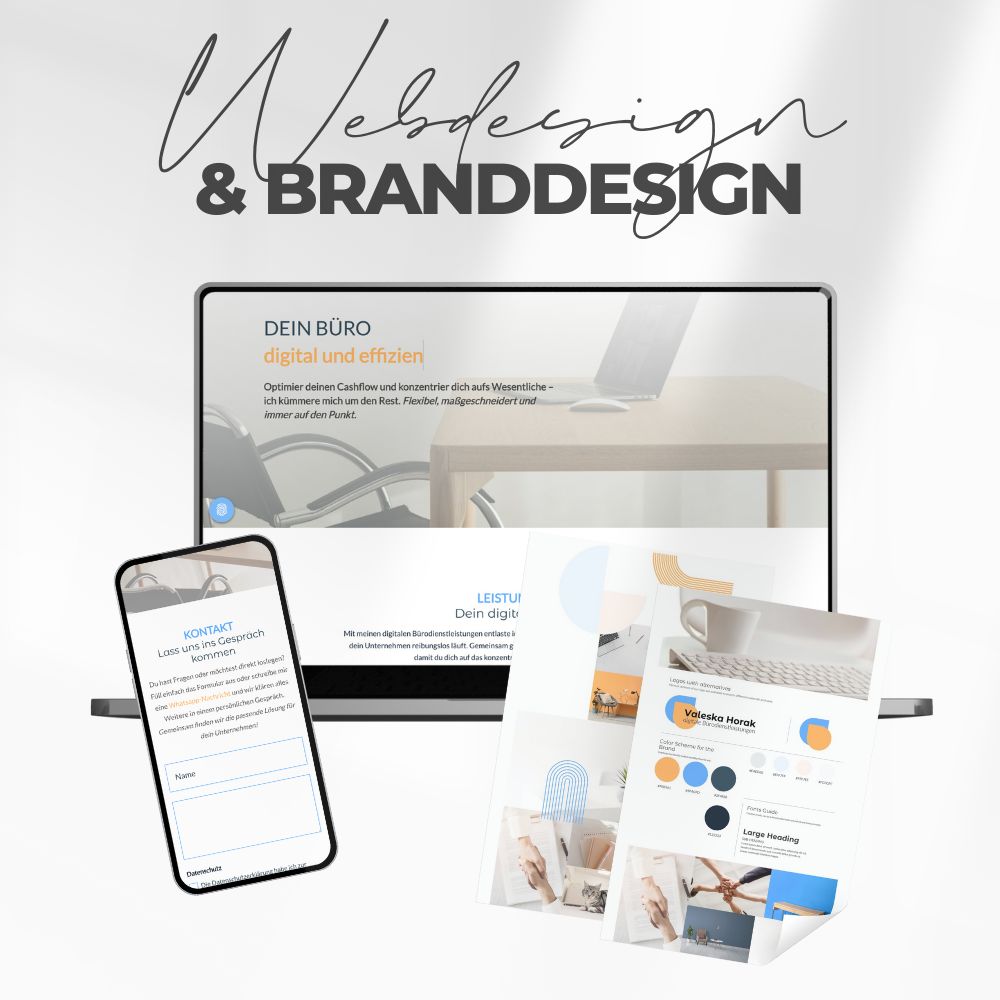Mockup Projekt Valeska Onepager