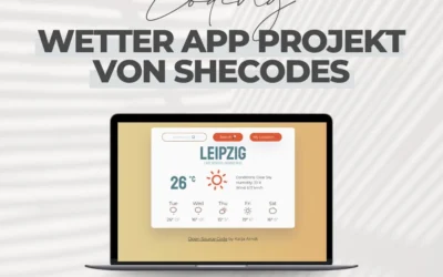 Projekt: Wetter App (selbst gecodet mit React und API-Anbindung)