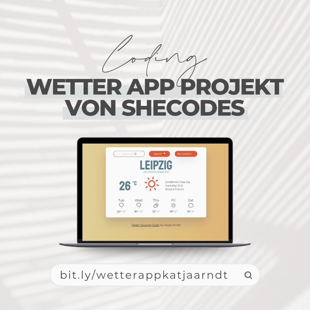 Wetter App SheCodes